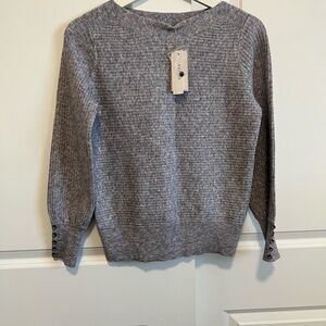 Philosophy Heathered Gray Women's Sweater